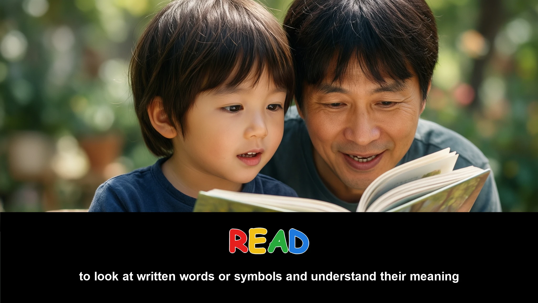 English Illustration for read
